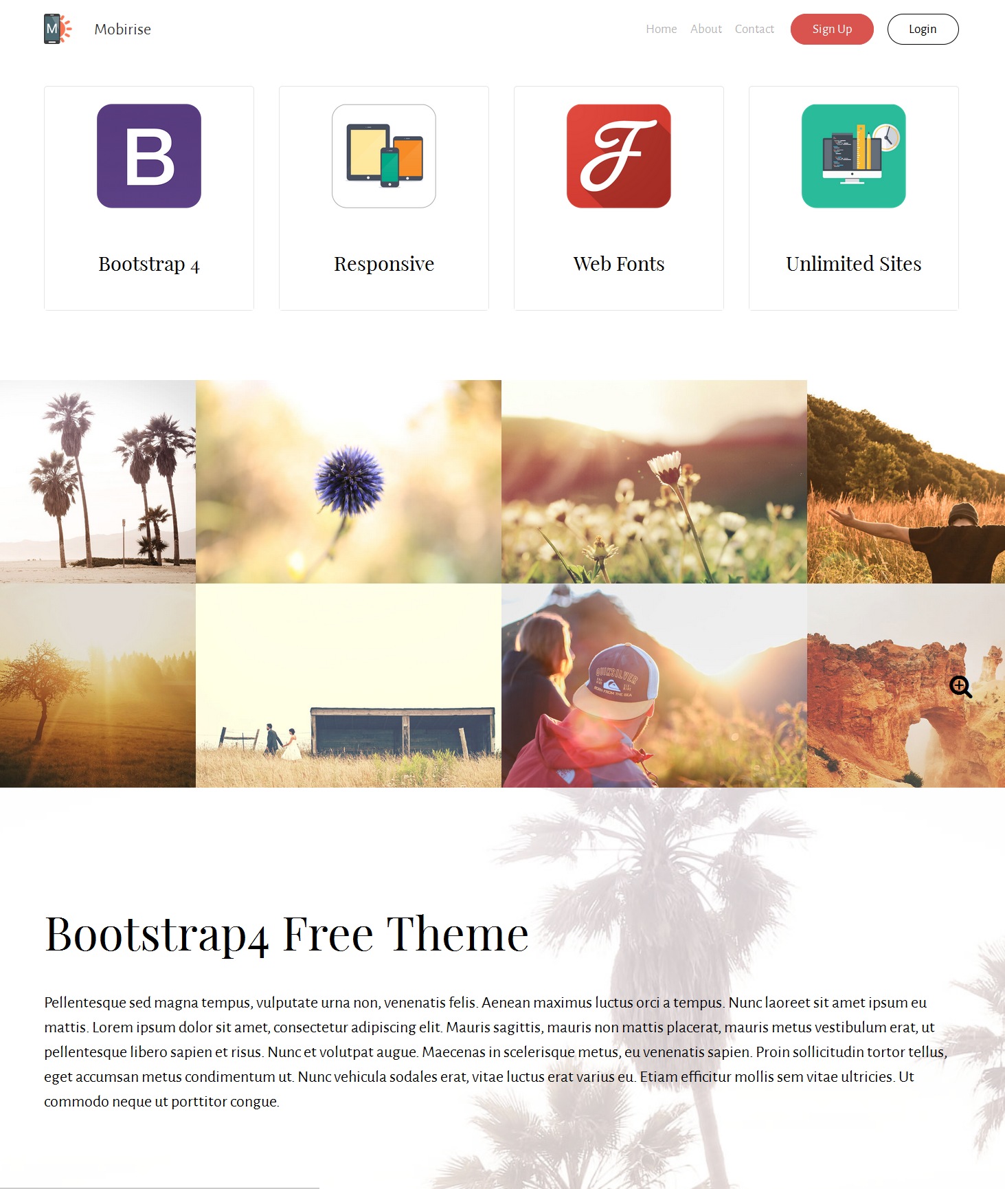 CSS3 Bootstrap Basic Theme