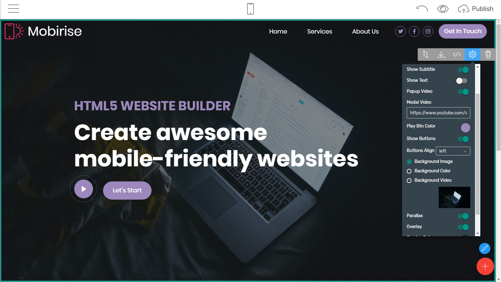 mobile website templates